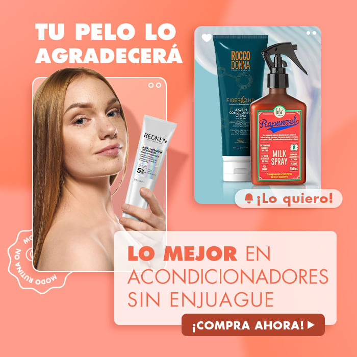 Tu pelo lo va a agradece. Lo mejor en acondicionadores sin enjuague