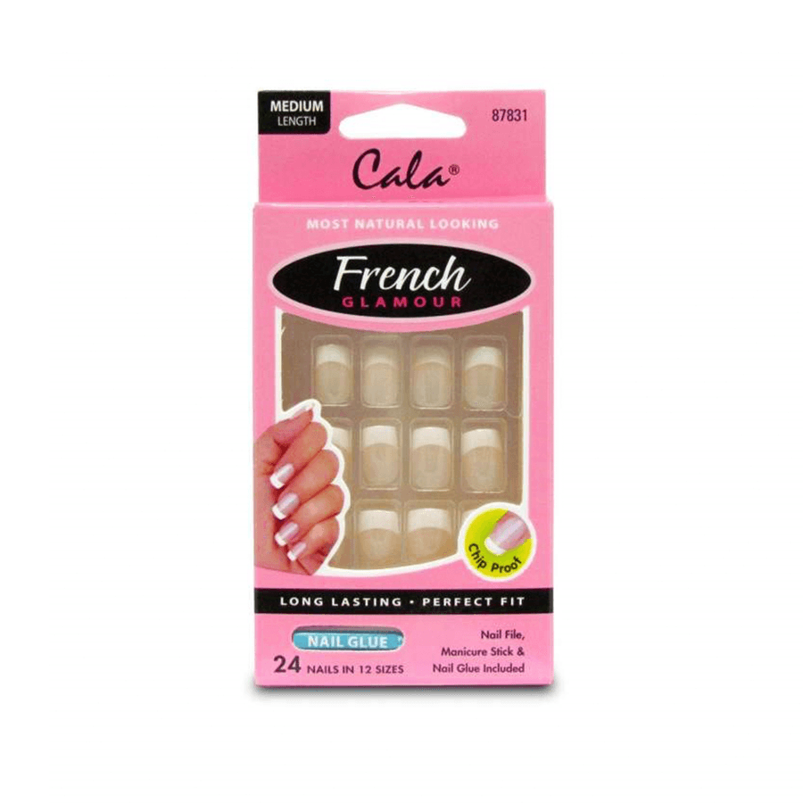 Uñas postizas francesas medianas 24 und Cala