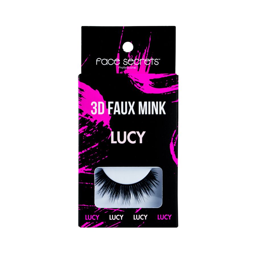 Pestañas Faux Mink 3D Lucy Face Secrets