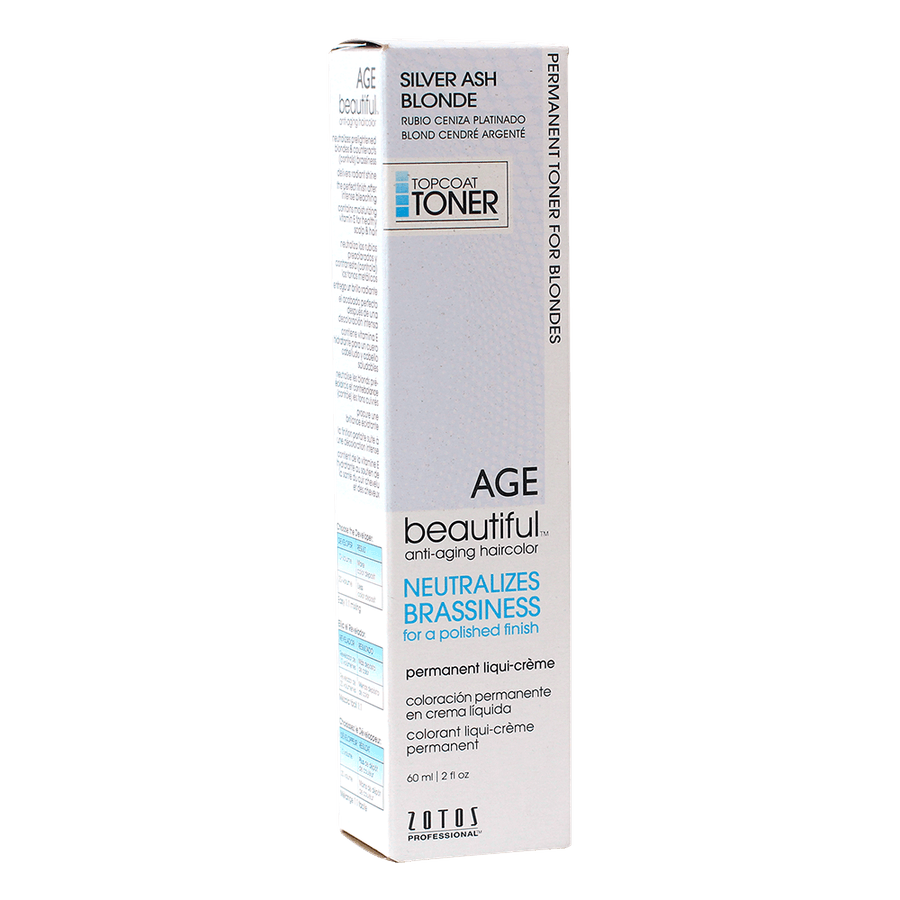 Tinte Permanente Anti-Edad En Crema Liquida Para Cabellos Rubios De 60 ml