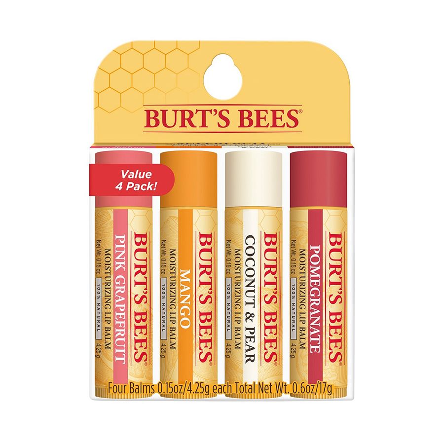 Kit bálsamo labial Burt´s Bees variedades 4un