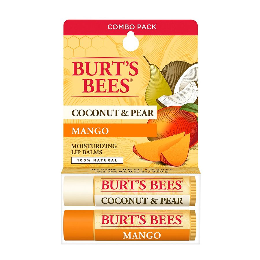 Kit bálsamo labial Burt´s Bees Coco Mango 2un