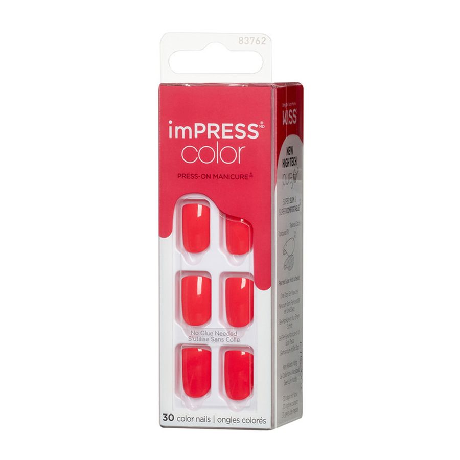 Uñas Artificiales Impress Color Corally Crazy 30Un