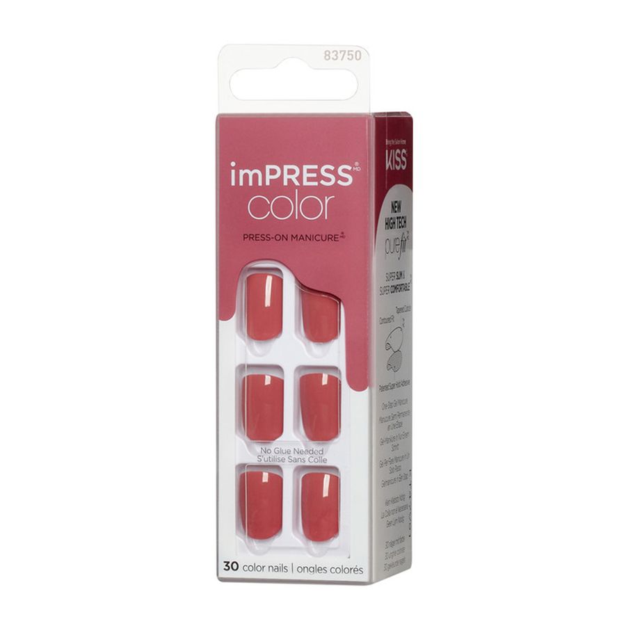 Uñas Artificiales Impress Color  Platonic Pink 30Un