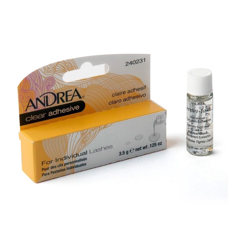 Pegamento pestañas individuales Andrea transparente 3.5 gr