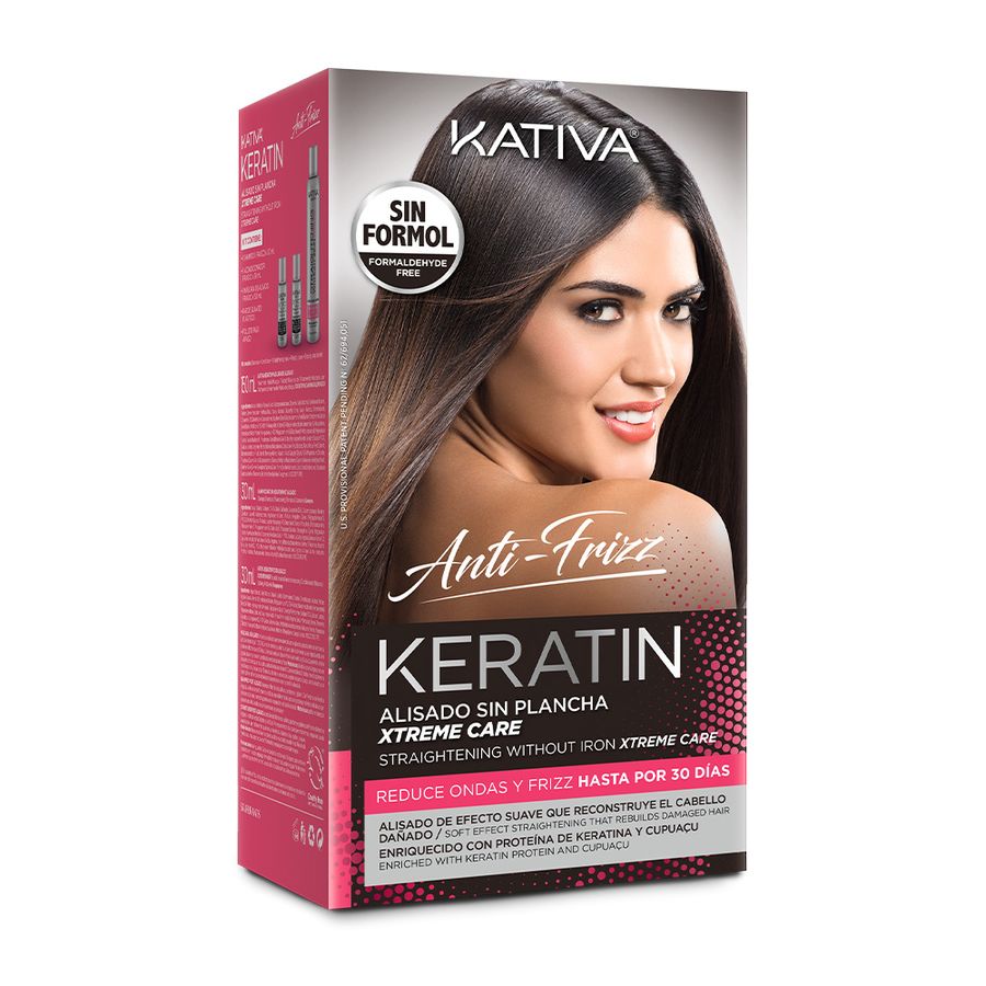Kit Kativa alisado sin plancha Keratin