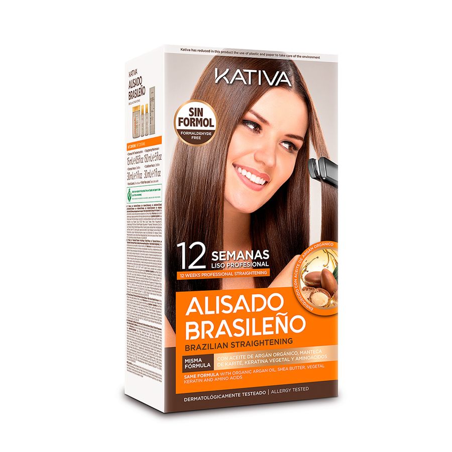 Kit Kativa alisado brasileño 12 semanas