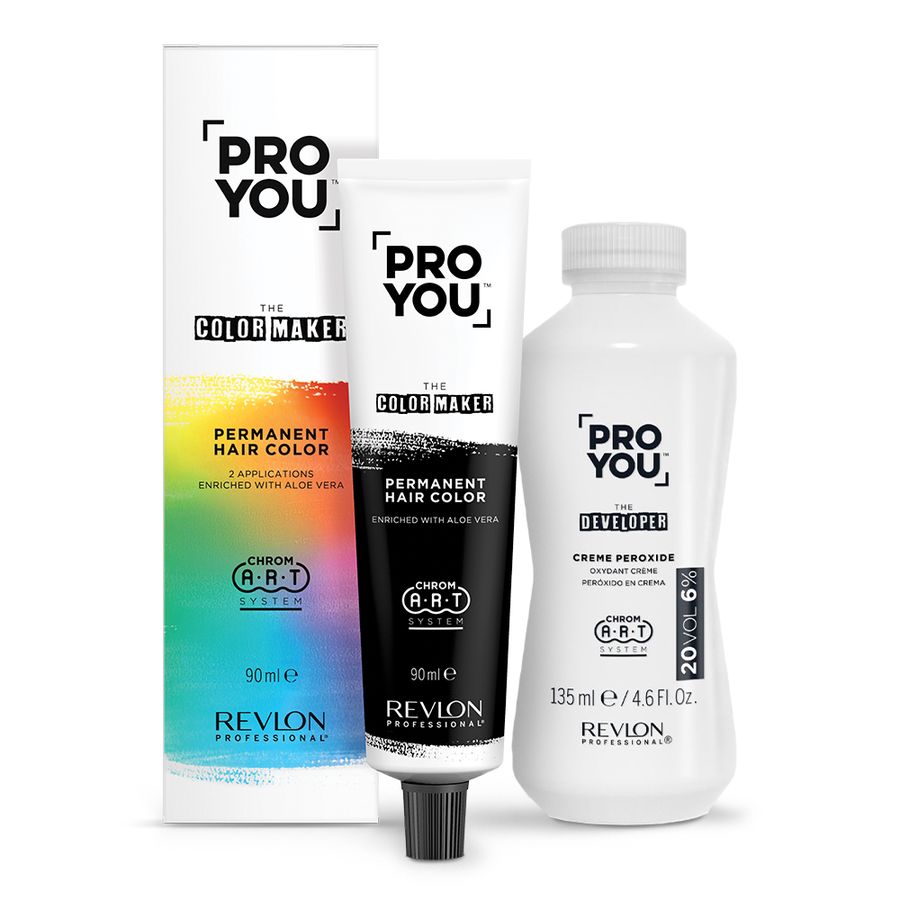 Tintura permanente ProYou incluye oxidante
