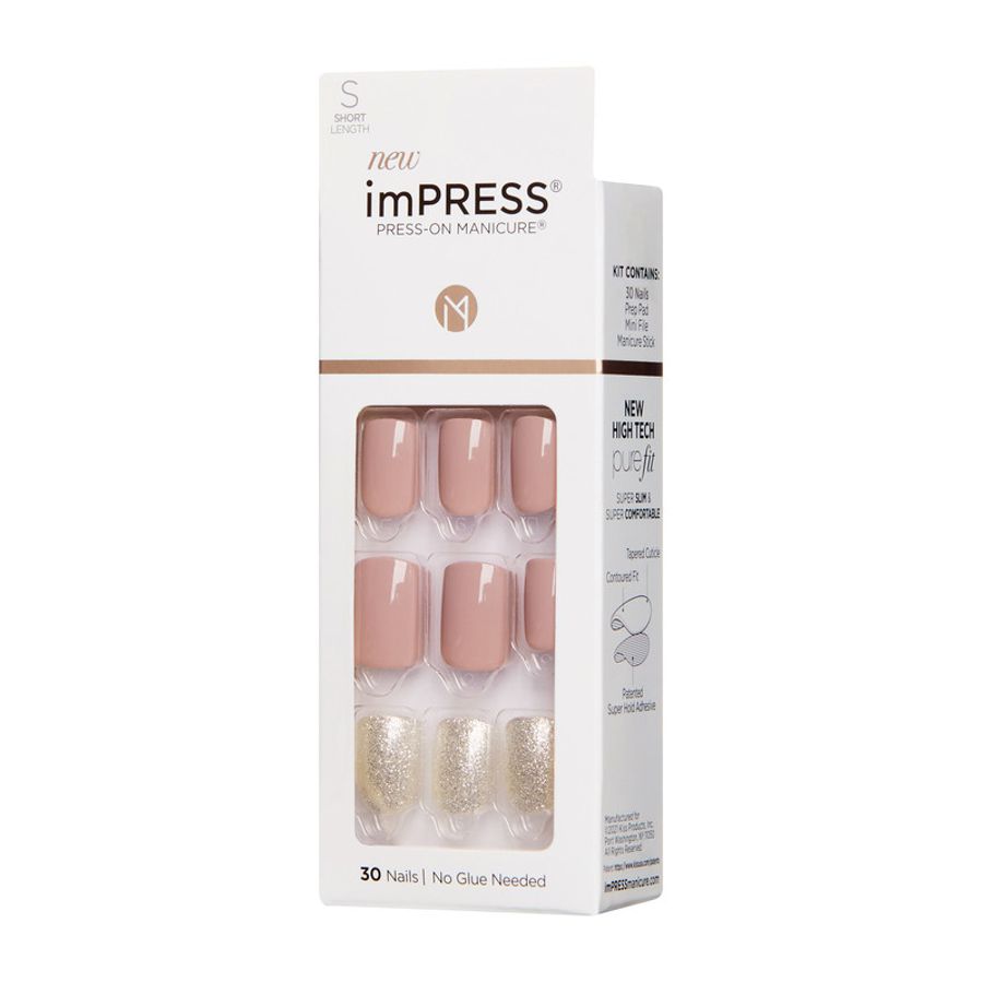 Set de uñas Kiss Nude 30un