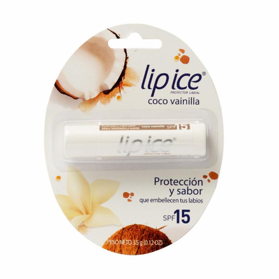 BALSAMO LABIAL LIP ICE MENBLA034 COCO VAINILLA SPF 15
