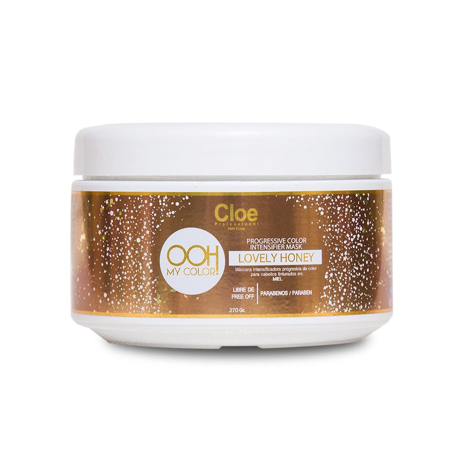 Máscara intensificadora del color Cloe Lovely Honey 270gr