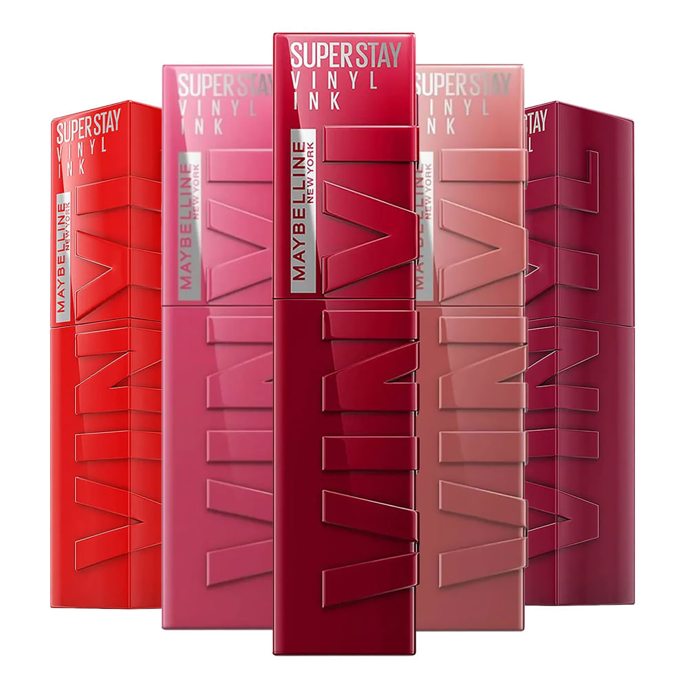 MAYBELLINE SUPER STAY VINYL INK 6本セット LABIAL MAYBELLINE VINYL UNRIVALED - Sally Beauty
