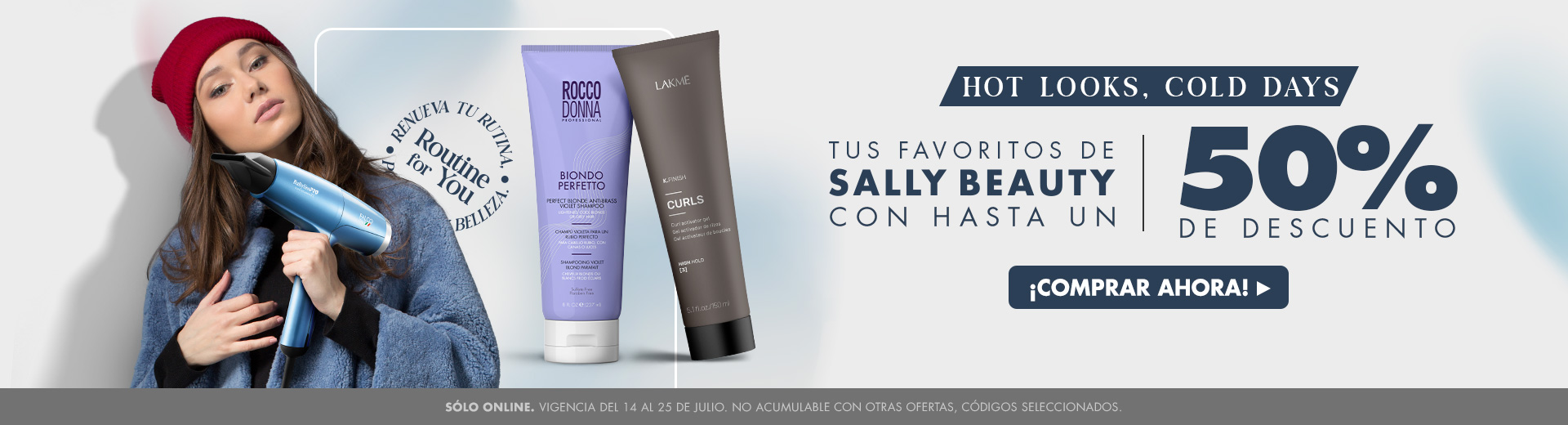 Hot Looks, Cold Days – Hasta 50% en Sally Beauty