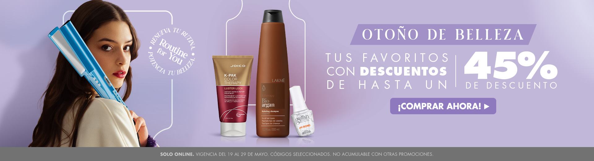 Otoño de Belleza: Hasta 45% de Descuento
