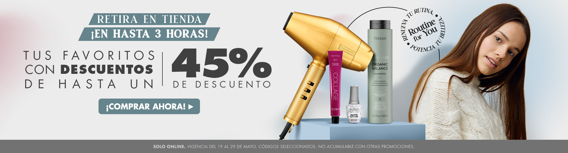 Otoño de Belleza: Hasta 45% de Descuento