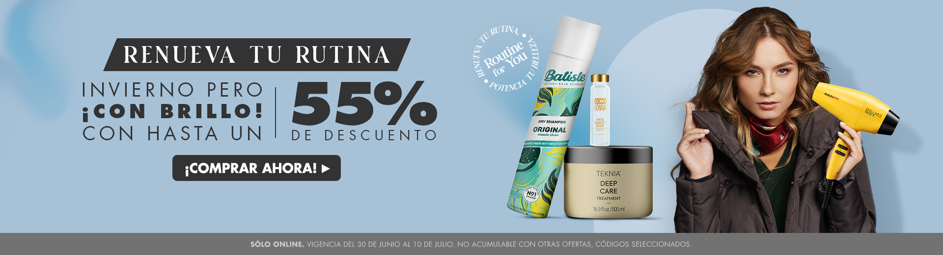 Invierno, pero con brillo. ¡Descuentos hasta con un 55% off